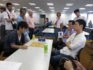 代表決定戦その２、左が沖田幸輝、右が溝上裕亮。